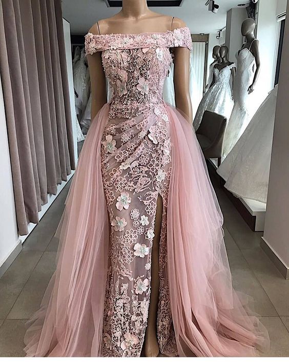 Unique Mermaid Long Prom Dress with Appliques    cg17750