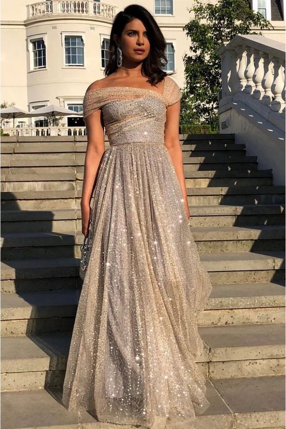 A-Line Sparkling Prom Dress Formal Evening Dresses    cg17764