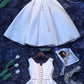 Simple White V Neck Sleeveless A Line Short Satin Homecoming Dresses  cg1813
