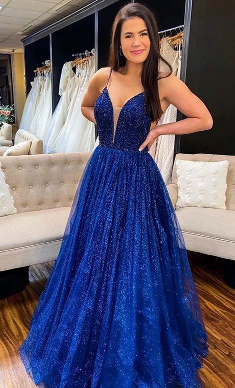 Sparkling Prom Dress 2021, Formal Dress, Evening Dress, Pageant Dance Dresses, School Party Gown   cg18393
