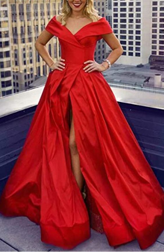 red prom dress   cg18662