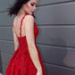 A-Line/Princess Tulle V-neck Floor-Length Applique Sleeveless Dresses prom Dresses    cg19528