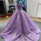 Lace Prom Gowns Floor Length Prom Dress   cg20171