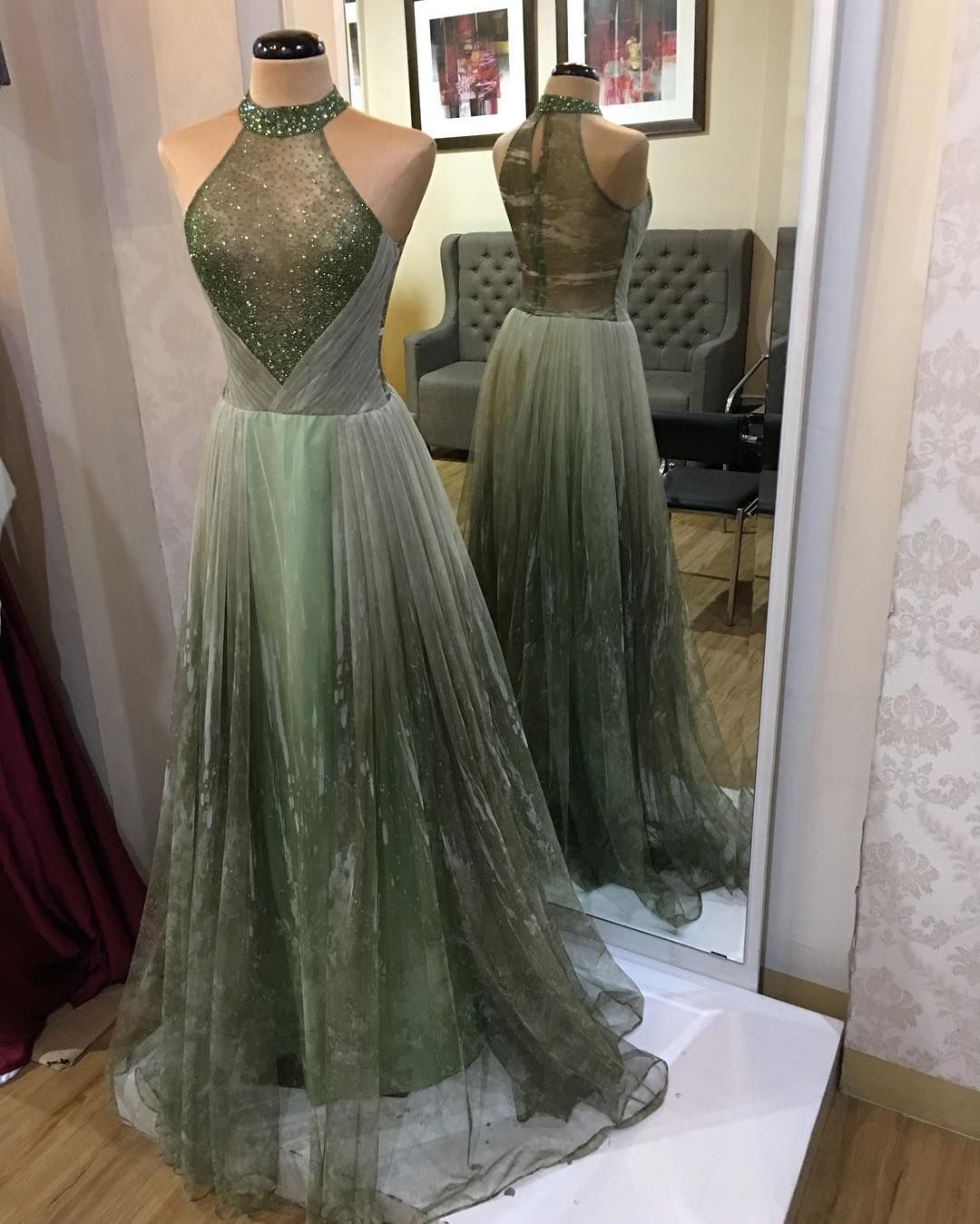 Unique evening Gown Princess Gown prom dress   cg20287