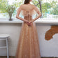 STYLISH TULLE LONG A LINE PROM DRESS EVENING DRESS    cg20488