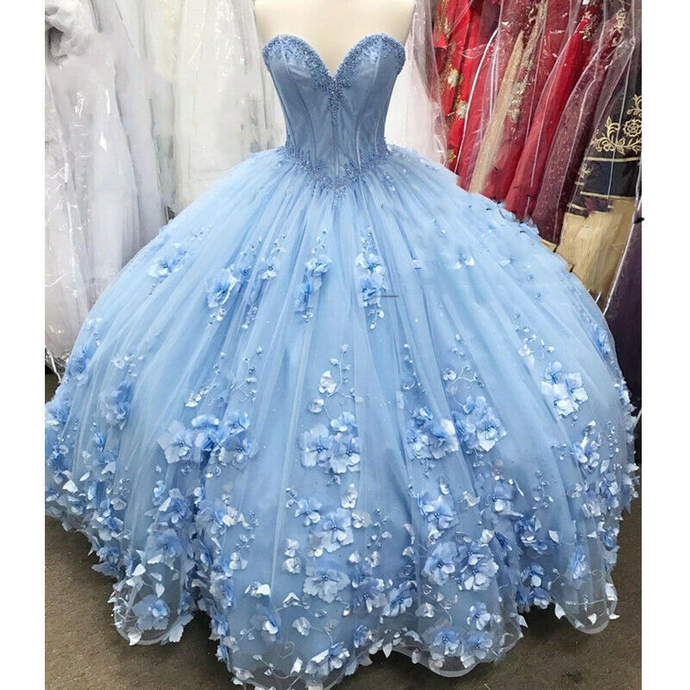 Light Blue Formal Occasion Dress Prom Dresses    cg20560