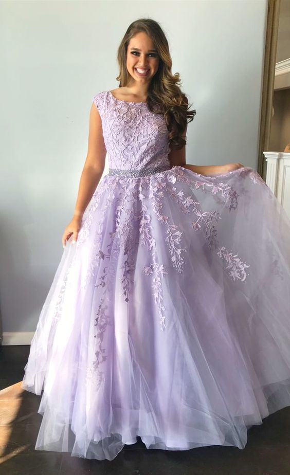 Purple Sexy Prom Dress,O-Neck Prom Dress,A-Line Prom Dress     cg20643