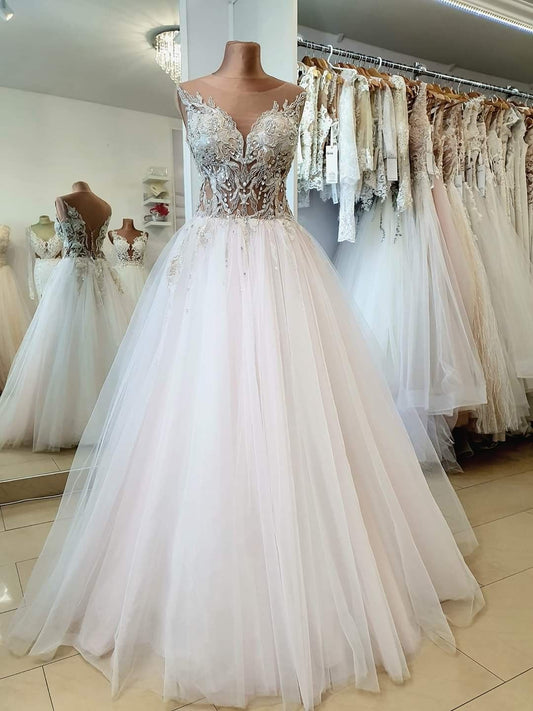 A line tulle Formal Prom Evening Gown    cg20712