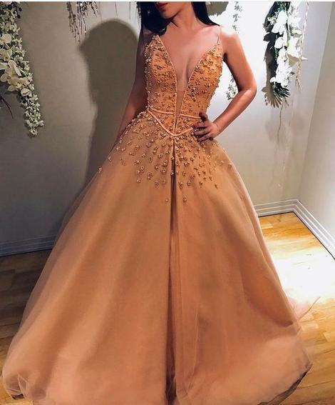 Ball Gown Graduation Dresses,Tulle Quinceanera Dress, Party Dresses, Sexy Graduation Dress,Champagne Prom Gowns   cg20979