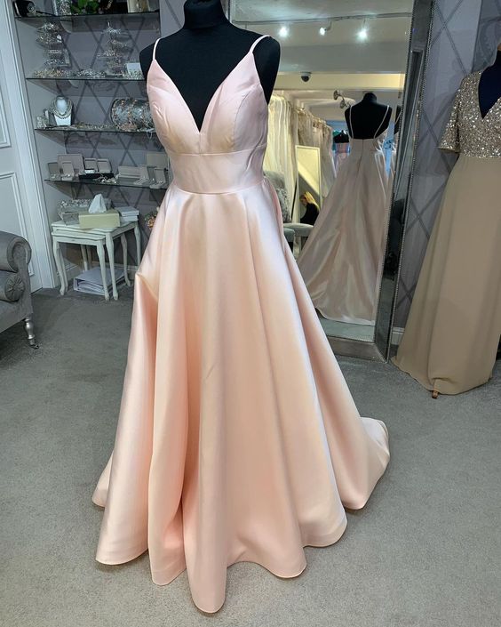 Sexy Spaghetti Straps A-Line Prom Dresses, Evening Dress Prom Gowns, Formal Women Dress,Prom Dress   cg20997