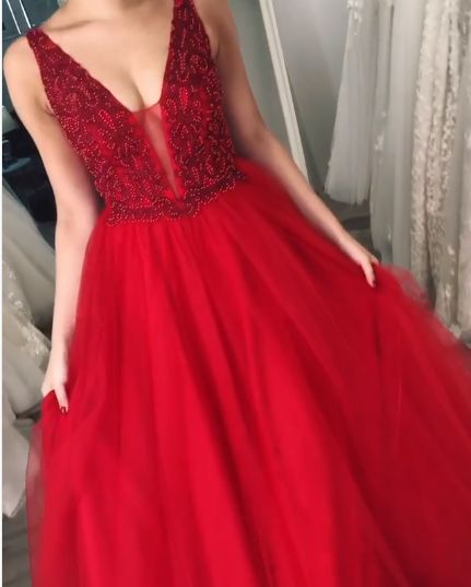 Red Prom Dress,Charming Evening Dress,Prom Dresses    cg21126