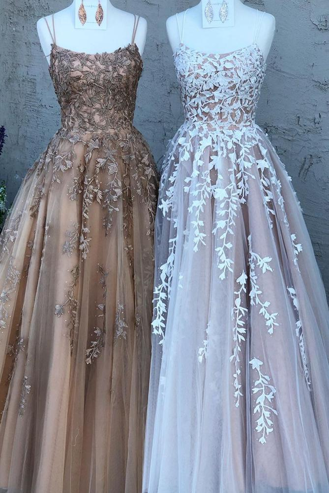 Ball Gown Prom Dresses Long with Appliques and Beading    cg21352