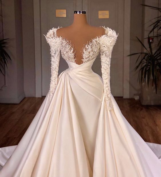 Charming A Line wedding dress Prom Dresses    cg21355