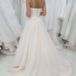 Cute tulle lace long A line prom dress evening dress    cg21370