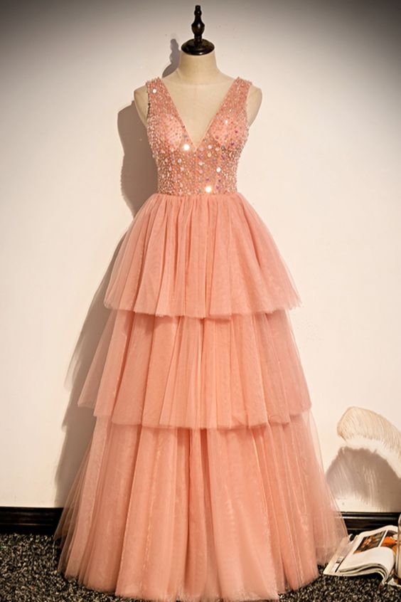 Pink Princess Dress prom gown   cg21767