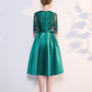 Green Short Party Dress Homecoming Dress    cg21790