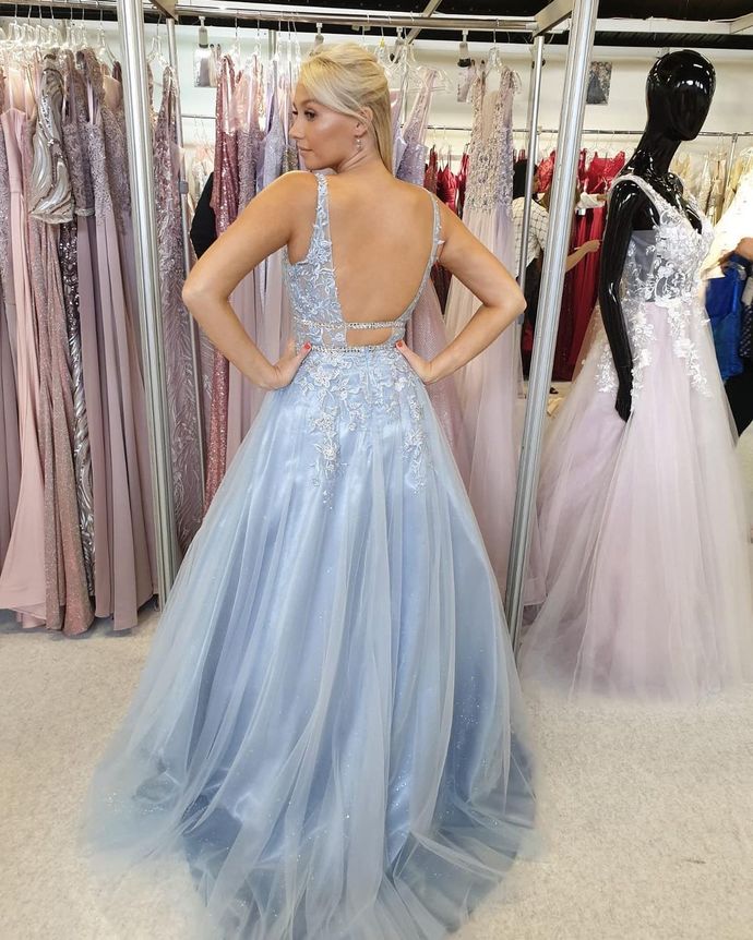 Charming Appliques A-Line Prom Dresses Long Prom Dresses,Cheap Prom Dresses, Evening Dress Prom Gowns    cg21820