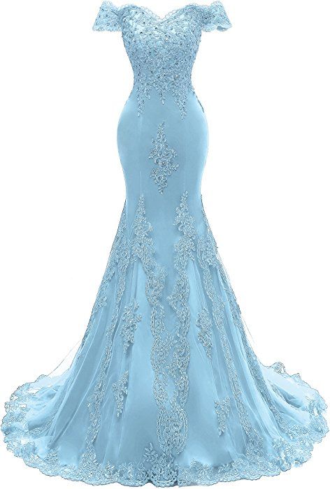 Women's V Neckline Mermaid Lace Long Prom Gown    cg22293