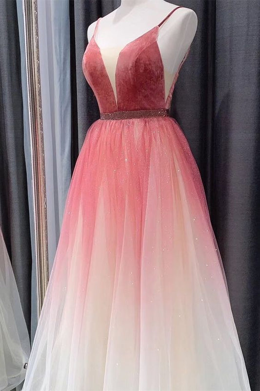 party Ombre Red Party Dress prom gowns      cg22366