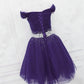 Purple Homecoming Dress Party Dress    cg22429