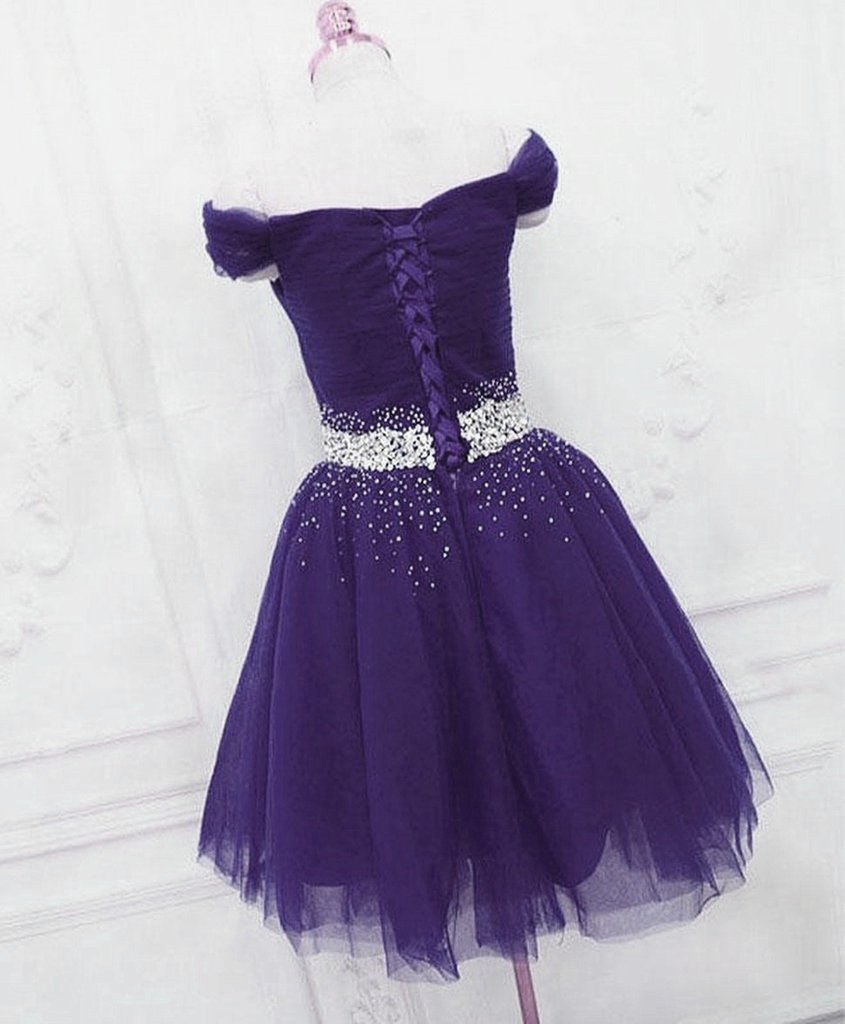 Purple Homecoming Dress Party Dress    cg22429