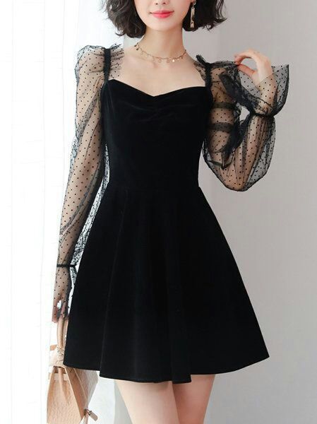 Black Dress,A Line Fashion Dress,Sexy Party Dress,Custom Made Evening homecoming Dress   cg22626