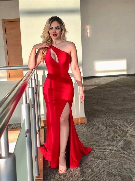 Red Women sexy sleeveless long prom dresses         cg22765