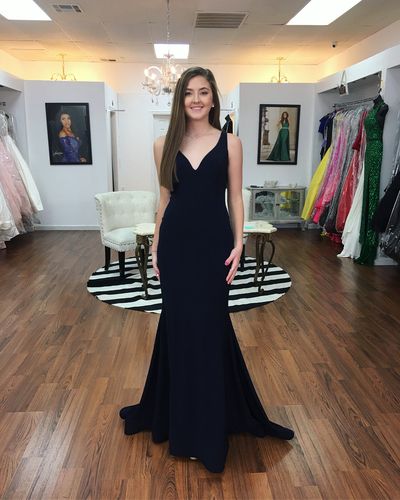 Princess V Neck Prom Dress, Long Prom Dresses, Elegant Evening Dress     cg23004