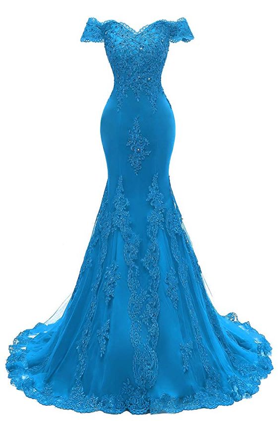 Women's V Neckline Mermaid Lace Long Prom Gown cg23181 – classygown