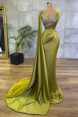 Green Prom Dresses Cheap | Evening dresses long glitter        cg23343