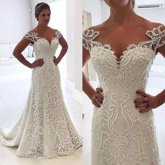 Sexy Mermaid Prom Dresses Wedding Dress , Bridal Gown ,Dresses For Brides             cg23639