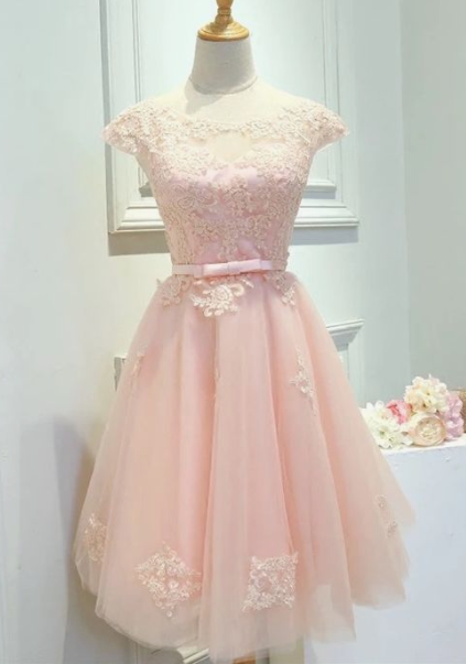 modest homecoming dresses,pink homecoming dresses cg2405