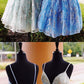 unique blue lace homecoming dresses, formal a line back to school dresses cg2408