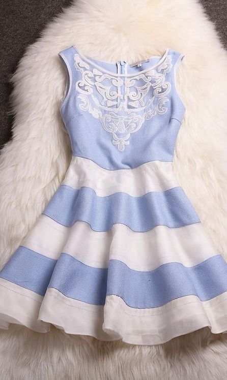 Embroidered Organza Striped Skirt Fashion Mini homecoming Dress cg2414