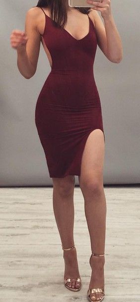 Spaghetti Dress,Backless Dress,Mini Dress,Fashion Homecoming dress  cg2470