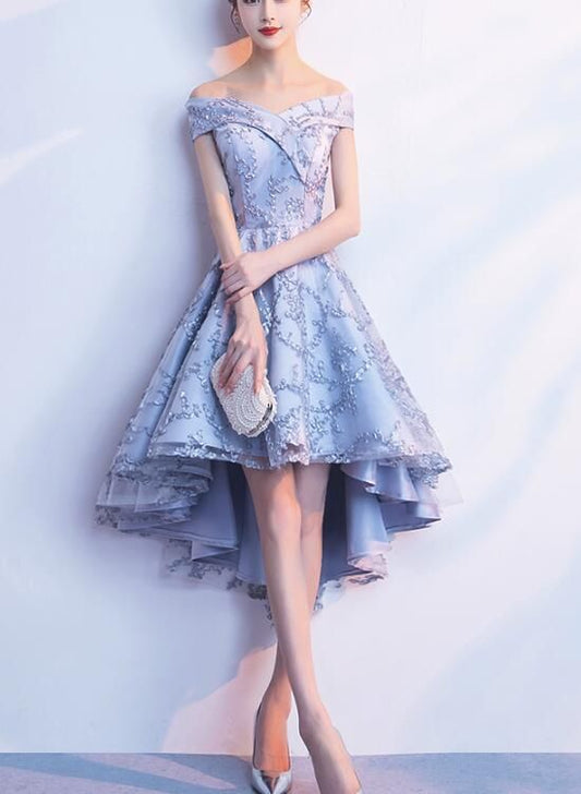 Pretty Sweetheart High Low Formal Dress, Lovely Party Dress ,homecoming dress cg2659