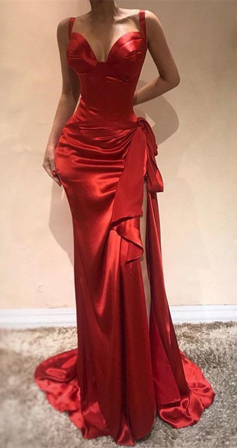Elegant Sweetheart Red Evening Dress Mermaid prom dress cg2705 – classygown