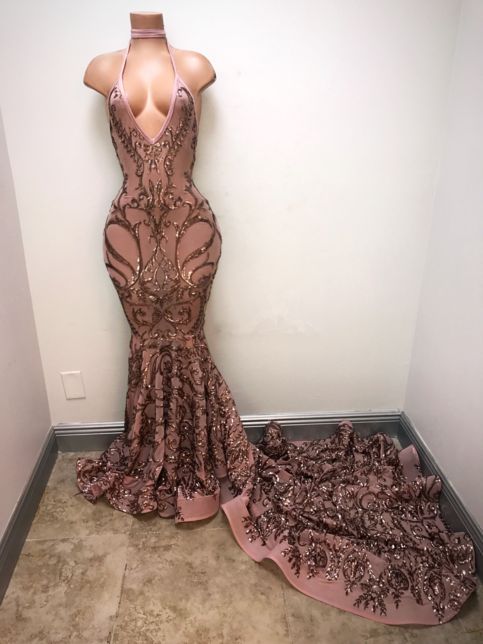 Mermaid Spaghetti Straps Prom Dress cg3202