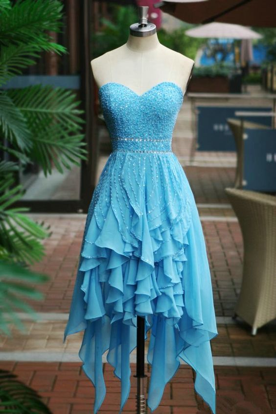High Low Dress, Homecoming Dresses, Graduation Party Dresses, Formal Dress For Teens  cg3258