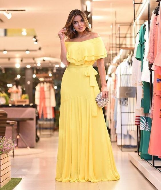 Yellow Prom Dresses ,Evening Gowns Party Dress New Evening Dress  cg3595