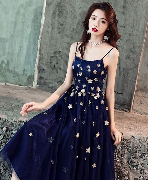 Blue tulle short dress blue tulle prom dress cg3808