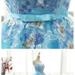 Fashion Blue Appliques Tulle Ball Gown Prom Dress, Blue Quinceanera Dress, Sweet 16 Dress cg3837