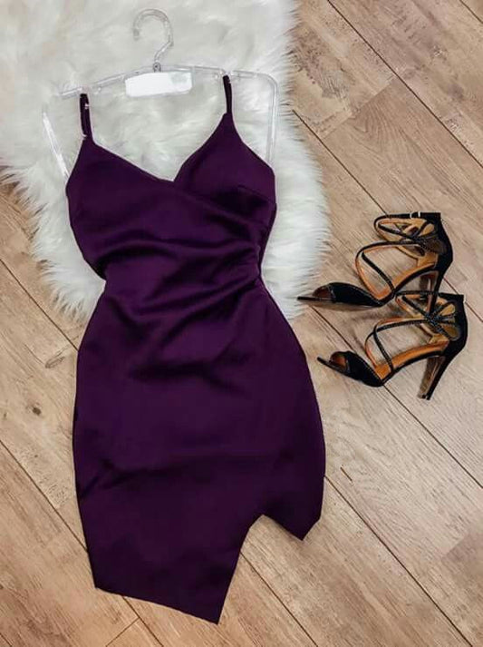 purple homecoming dress cg4266