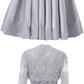 Appliques Lace Bridesmaid Dresses, Gray homecoming Dress cg4307