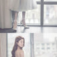 gray tulle strapless short dress, homecoming dress, bridesmaid dress cg4370