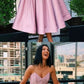 Sweetheart Neck Short Homecoming Dresses  cg4541
