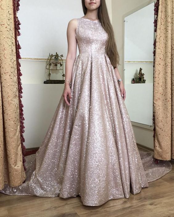 Sparkle Long Sequin Prom Dresses 2020 cg4616