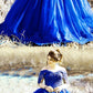 royal blue ball gowns wedding dresses prom dress cg4683