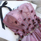 Pink tulle sweetheart A line short party dress, homecoming dress cg4685