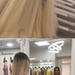 Champagne v neck tulle lace long prom dress champagne evening dress cg5013